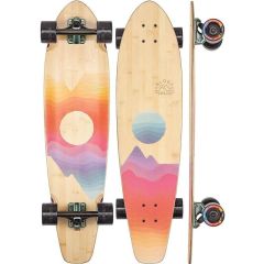 GLOBE 36 Arcadia Bamboo/Mountains Longboard Complete