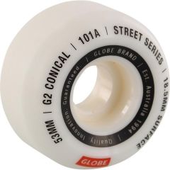 Globe G2 Conical Street Wheel White/Essential 53mm	