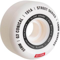 Globe G2 Conical Street Wheel	White/Essential 55mm