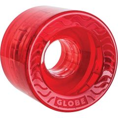 Globe Retro Flex Cruiser Wheels Clear Red 58mm/83A
