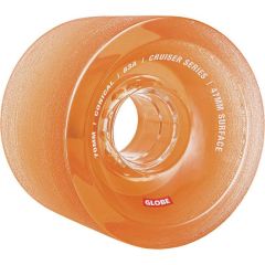 Globe Conical Cruiser Wheels Clear Amber 70mm