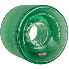 Globe Conical Cruiser Wheels Clear Forest 65mm/83A