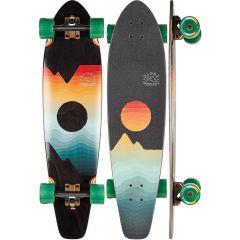 GLOBE 36 Arcadia Black Maple/Chromeset Longboard Complete