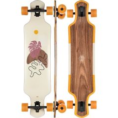 GLOBE 40 Geminon Rock Walnut/Monstera Longboard Complete