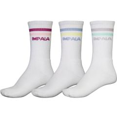 Impala Stripe Socks Pastel 6-10 3pk