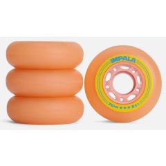 גלגלים סט של 4 Impala Inline Wheel Pink/Yellow