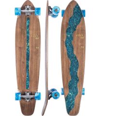 GLOBE 43 Byron Bay Walnut/River Longboard Complete 