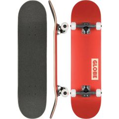 GLOBE Goodstock Red Skateboard complete 7.75