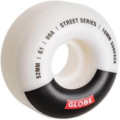 Globe G1 Street Wheel White/Black/Bar 52mm