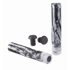 Grit Handlebar Grips 160mm BLACK/WHITE