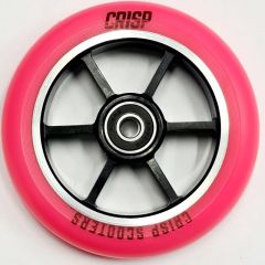 גלגל ליבת מתכת לקורקינט פעלולים CRISP 110mm Alloy Core Wheel Pink/Black