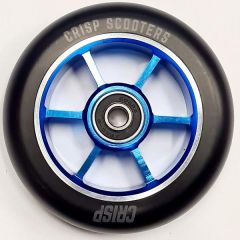 גלגל ליבת מתכת לקורקינט פעלולים CRISP 100mm Alloy Core Wheel Black/Dark Blue