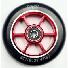 גלגל ליבת מתכת לקורקינט פעלולים CRISP 100mm Alloy Core Wheel Black/Red