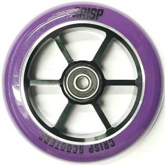 גלגל ליבת מתכת לקורקינט פעלולים CRISP 110mm Alloy Core Wheel Purple/Black