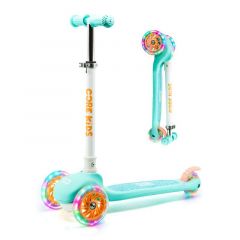 קורקינט לילדים 3 גלגלים CORE Kids Foldy 3 Wheel Scooter טורקיז / אפרסק