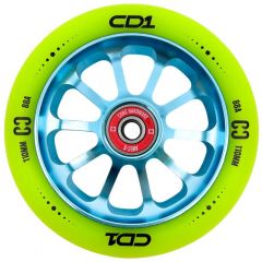 גלגל לקורקינט פעלולים CORE CD1 Spoked 110mm - Lime/Blue