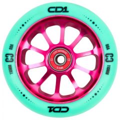 גלגל לקורקינט פעלולים CORE CD1 Spoked 110mm - Teal/Pink