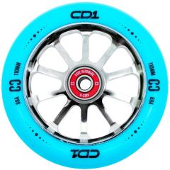 גלגל לקורקינט פעלולים CORE CD1 Spoked 110mm - Blue/Chrome