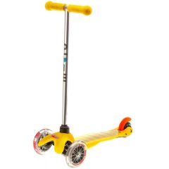 קורקינט 3 גלגלים עם אורות Mini Micro Original Sporty Led זהוב