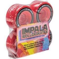 Impala Rollerskates Wheels Red 58mm 82A 4pack