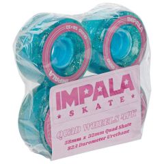 Impala Rollerskates Wheels Holographic Glitter 58mm 82A 4pack