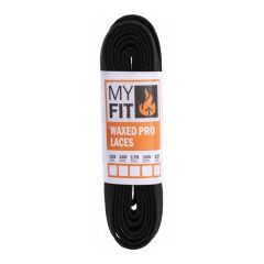 POWERSLIDE MYFIT Waxed Laces Pro Black