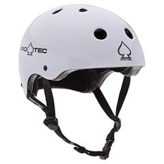 PRO-TEC CLASSIC HELMET CERT GLOSS WHITE-L