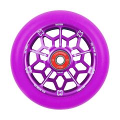 גלגל ליבת מתכת לקורקינט פעלולים CORE Hex Hollow 110mm Purple