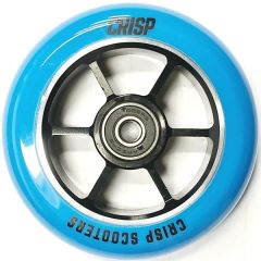 גלגל ליבת מתכת לקורקינט פעלולים CRISP 110mm Alloy Core Wheel Glossy Blue/Black