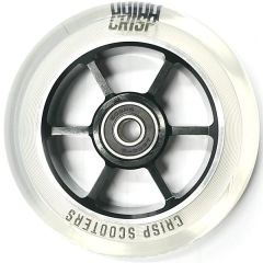 גלגל ליבת מתכת לקורקינט פעלולים CRISP 100mm Alloy Core Wheel Clear/Black