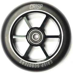 גלגל ליבת מתכת לקורקינט פעלולים CRISP 110mm Alloy Core Wheel Black/Black