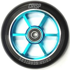גלגל ליבת מתכת לקורקינט פעלולים CRISP 110mm Alloy Core Wheel Black/Blue