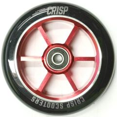 גלגל ליבת מתכת לקורקינט פעלולים CRISP 110mm Alloy Core Wheel Black/Red