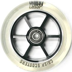 גלגל ליבת מתכת לקורקינט פעלולים CRISP 110mm Alloy Core Wheel Clear/Black
