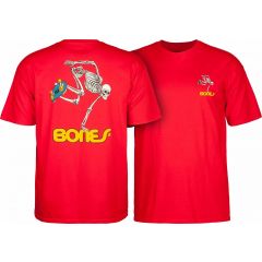 Powell Peralta Skate Skeleton T-shirt - Red