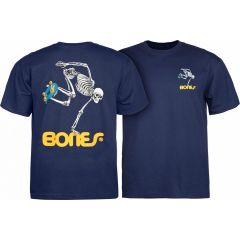 Powell Peralta Skateboarding Skeleton Youth T-shirt Navy
