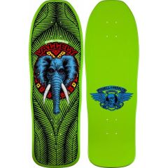 Powell Peralta Vallely Elephant Skateboard Deck Lime 9.85 x 30