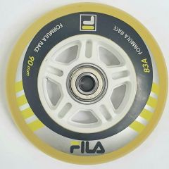 סט של 8 גלגלים כולל מיסבים וספייסרים FILA 90MM 83A WHEELS 8PACK