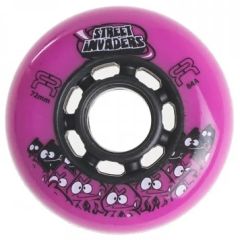 Seba Street Invaders set of 4 Wheels-72-Pink