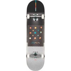 GLOBE G1 Nine Dot Four Black White Skateboard complete 8.00