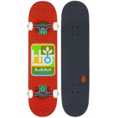 HABITAT Mod Pod Red Complete Skateboard 7.875