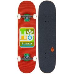HABITAT Mod Pod Red Complete Skateboard 7.875