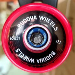 HYDROPONIC BUDDHA RED WHEELS 65MM 78A