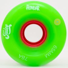 HONDAR JUICE WHEELS 65mmX32mm 78A GREEN SET OF 4