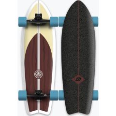 HYDROPONIC 30.875 CLASSIC BROWN SURFSKATE COMPLETE