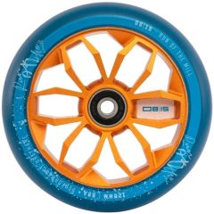 גלגל ליבת מתכת לקורקינט פעלולים Run Of The Mill 120mm Alloy Core Wheel Blue/Gold