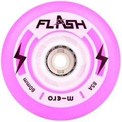 גלגלים סט של 4 MICRO FLASH WHEELS 76MM 85A PURPLE