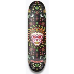 HYDROPONIC MEXICAN SKULL Black Catrina DECK ONLY 8.25