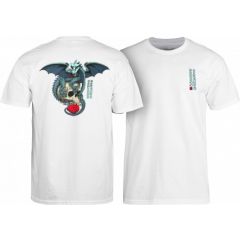 Powell Peralta T-shirt Dragon Skull White