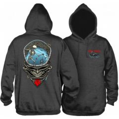 Powell Peralta Pro Mighty Pool Hooded Sweatshirt Charcoal